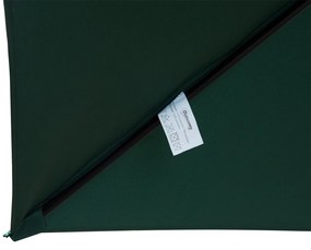Outsunny Umbrelă Reclinabilă pentru Plajă și Grădină, Aluminiu și Poliester, Φ2.7×2.35m, Verde Închis | Aosom Romania