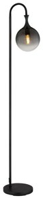 Lampadar design modern DALTON negru/fumuriu