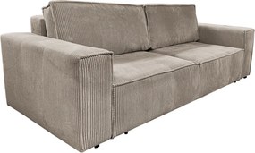 Canapea extensibilă, taupe gri-bej, HARPERA BIG SOFA