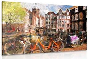 Tablou Amsterdam desenat