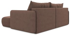 Colțar roz extensibil/cu spațiu de depozitare (cu colț pe partea dreaptă) Nanea – Makamii