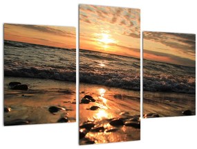 Tablou - Apus de soare, ocean (90x60 cm)