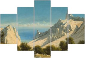 Tablou - Georg Emil Libert, View of Sommerspiret, the Cliffs of Møn, reproducere (150x105 cm)