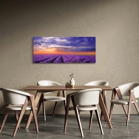 Tablou câmpului cu lavandă (120x50 cm)
