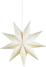 Decorațiune luminoasă albă ø 45 cm cu model de Crăciun Solvalla – Markslöjd