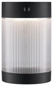 Aplica solara cu senzor de miscare, protectie IP44, Coupar negru