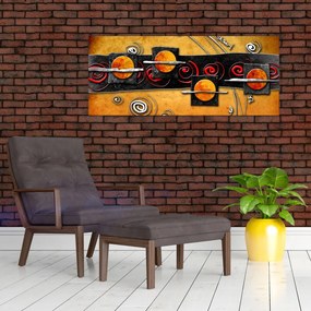 Tablou abstacției - Panete (120x50 cm)