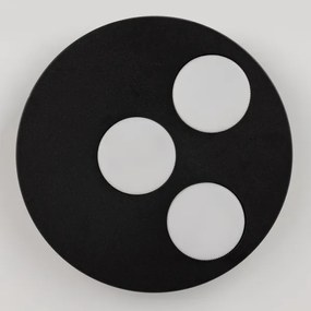 Plafonieră BROS 3xGX53/12W/230V negru