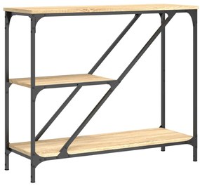 vidaXL Măsuță consolă, stejar sonoma, 88,5x30x75 cm, lemn prelucrat
