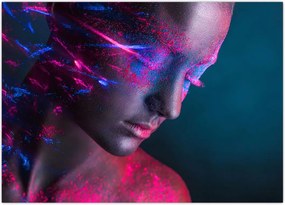 Tablou strălucitor a femeii (70x50 cm)
