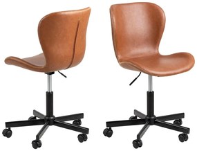 Scaun birou Actona Batilda, maro coniac