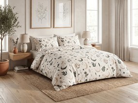 Lenjerie de pat din microfibra BOHO MOON crem Dimensiune lenjerie de pat: 70 x 90 cm | 140 x 220 cm