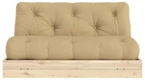 Canapea maro deschis extensibilă 145 cm Flip – Karup Design