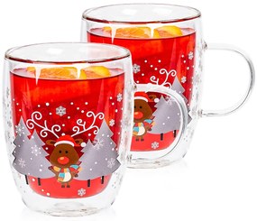 Pahare termo 4Home Mug Reindeer Hot&Cool 270ml,2 buc.