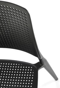 Scaun din plastic negru K514