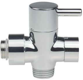 Comutator de dus cu 2 functii pentru coloane de dus Deante crom lucios