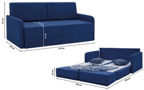 Canapea extensibilă Borta (albastru închis). 1098577