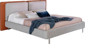 Pat dublu design LUX modern cu tablie eleganta Allan 180x200cm