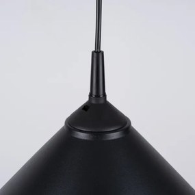 Lustră pe cablu Sollux SL.1326 ZUMA 1xE27/15W/230V negru