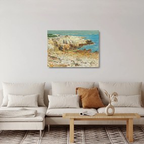 Tablou pe sticlă - Childe Hassam, A North East Headland, reproducere (70x50 cm)