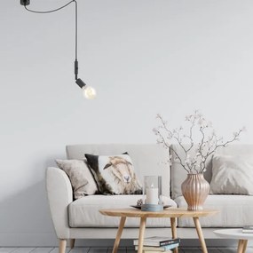 Lustr INA pe cablu 1xE27/42W/230V negru