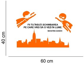 Sticker perete Fii Tu Schimbarea