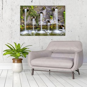 Tablou - Zid de piatră, Hamburg, Germania (90x60 cm)