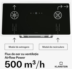 Klarstein Capota AlizeEdge, Tactilă, Plată, Silențioasă, Built-in, A+