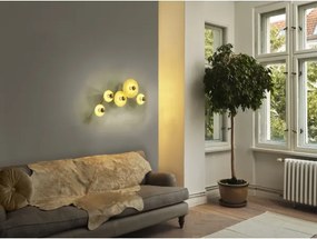 Osram - Aplica de perete PLISSEE 5xE27/15W/230V crem