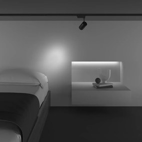 Spot LED, accesoriu pentru sinele monofazate Unity, Vuoro negru