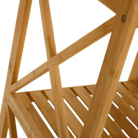 Raft de baie din bambus în culoare naturală 33x119 cm - Casa Selección