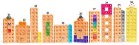 MATHLINK®CUBES NUMBERBLOCKS IN ROMANA SET DE ACTIVITATI DE LA 21 - 30 - HAND2MIND (HM96321-EDU)