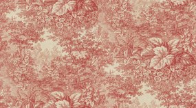 Tapet lavabil Forest Toile, Red, Sandberg