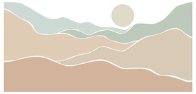 Autocolant de perete 250x200 cm Desert Sunrise – Ambiance