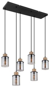 Lustră pe cablu Globo 15707-6H REID 6xE27/15W/230V