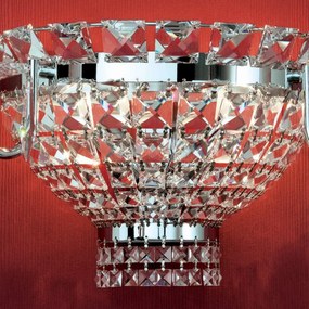 Aplica de perete cristal Swarovski AMBASSADOR crom