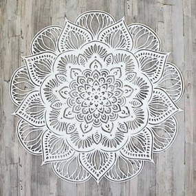 DUBLEZ | Mandala 3D sculptată - Floare de Lotus