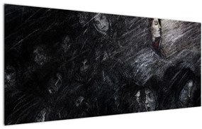 Tablou - Tristețe și renunțare (120x50 cm)