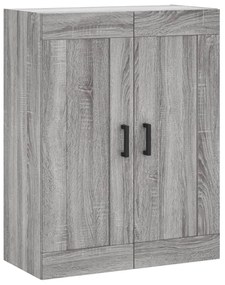 vidaXL Dulap pe perete, sonoma gri, 69,5x34x90 cm, lemn prelucrat