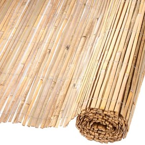 Nature Paravan de gradina, 1,5 x 5 m, bambus 1, Maro, 1.5 x 5 m