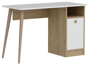 Masă PC Muduti (alb + stejar zafir) . 1094952