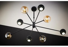 Lustră pe tijă Jupiter 1994 MOKA 4xGU10/10W/230V + 4xG9/10W/230V negru/bej