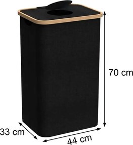 Colector selectiv de sticle 100l negru