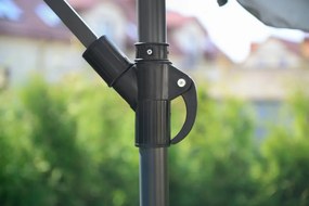Umbrelă de gradină pliabilă 350cm Cream