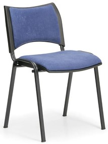 Scaun de conferinta SMART - picioare negre, albastru
