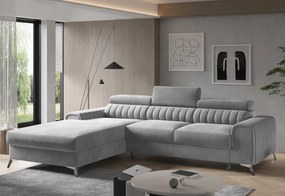 Supermobel Coltar GRAYSON, 278x92x205, velvet mat 38, stanga