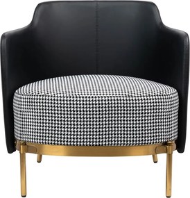 Fotoliu modern ultra confortabil Black-Gold