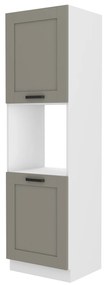 Dulap de bucătărie pentru alimente Lucid 60 DP 210 2F (claygrey + alb). 1045464