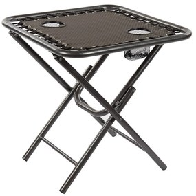 2 buc. scaun gravitatie zero pentru gradina cu masuta