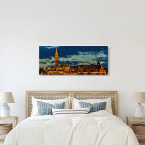Tablou cu construcție iluminată (120x50 cm)